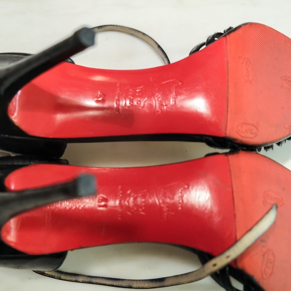 Christian Louboutin Heel With Black Laces - Picture 8 of 9